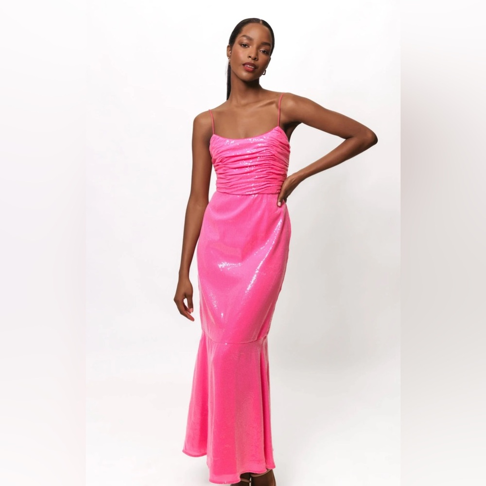 Anthropologie Hutch Tylia Maxi Dress in Pink - Picture 10 of 10